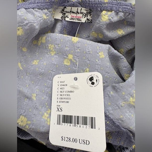 NWT Free People Coming Home Wide Leg Floral Jumpsuit Size XS Sku#197 - Picture 8 of 10